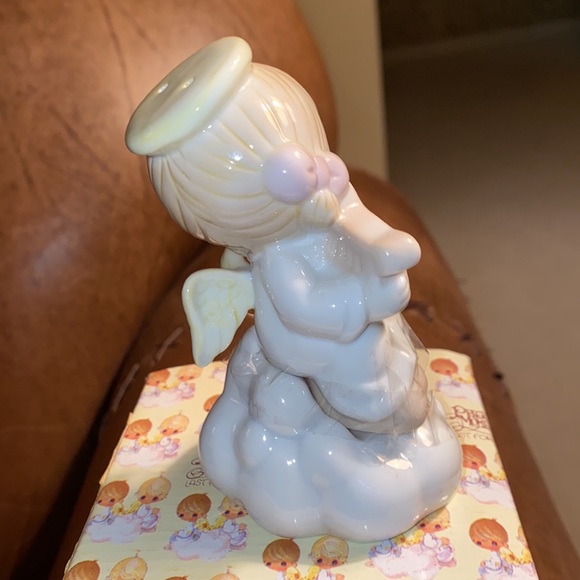 1995 Girl Angel On Cloud Salt & Pepper Shakers Precious Moments - Picture 4 of 10